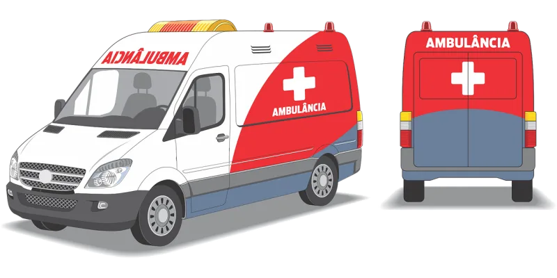 Health Ambulance Hospital Stickdatei – Fahrzeuge