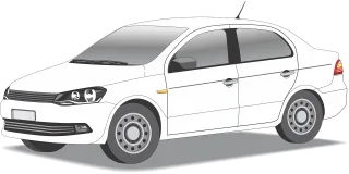 Car White Vehicle Stickdatei