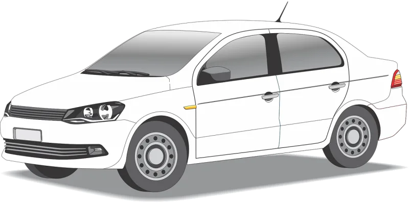 Car White Vehicle Stickdatei – Fahrzeuge