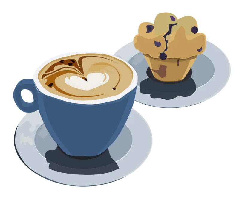 Coffee Muffin Food Stickdatei – Essen & Trinken
