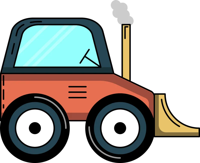 Digger Loader Bulldozer Stickdatei – Fahrzeuge