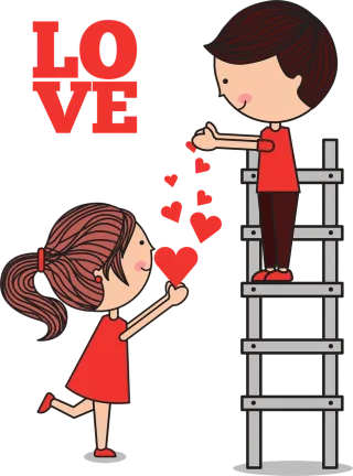 Couple Love Valentine's day Stickdatei