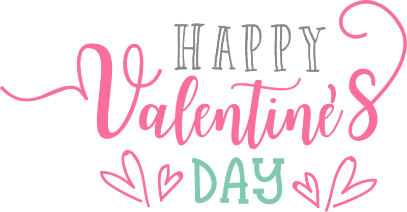 Valentine's day Darling Date Stickdatei – Herzen & Liebe