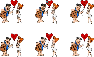 Flinstons Family Love Stickdatei