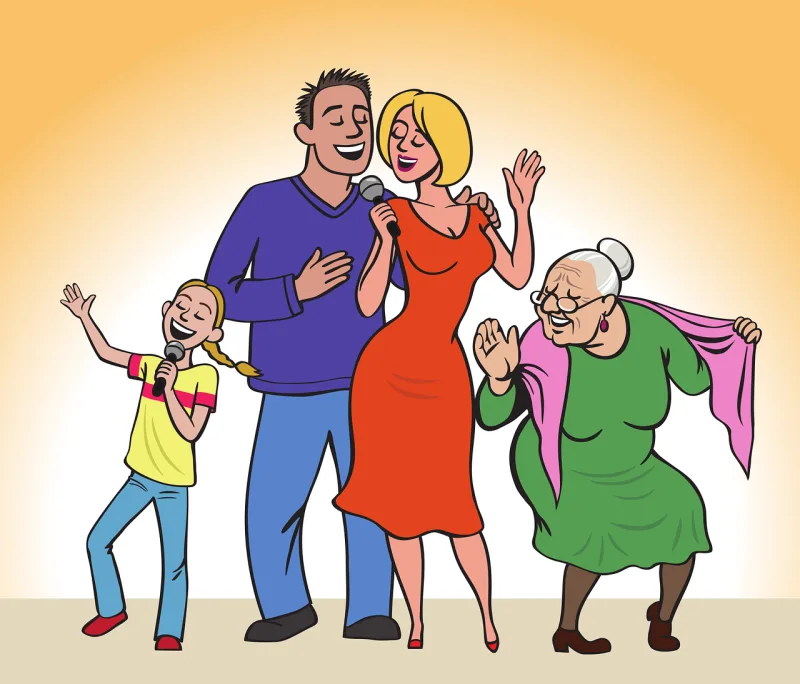 Family Dance Happiness Stickdatei – Musik