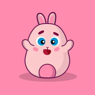 Bunny Animal Cute Stickdatei – Tiere