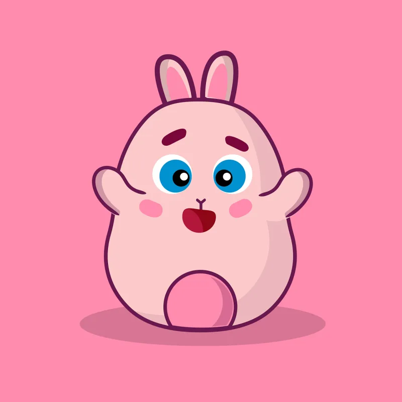 Bunny Animal Cute Stickdatei – Tiere