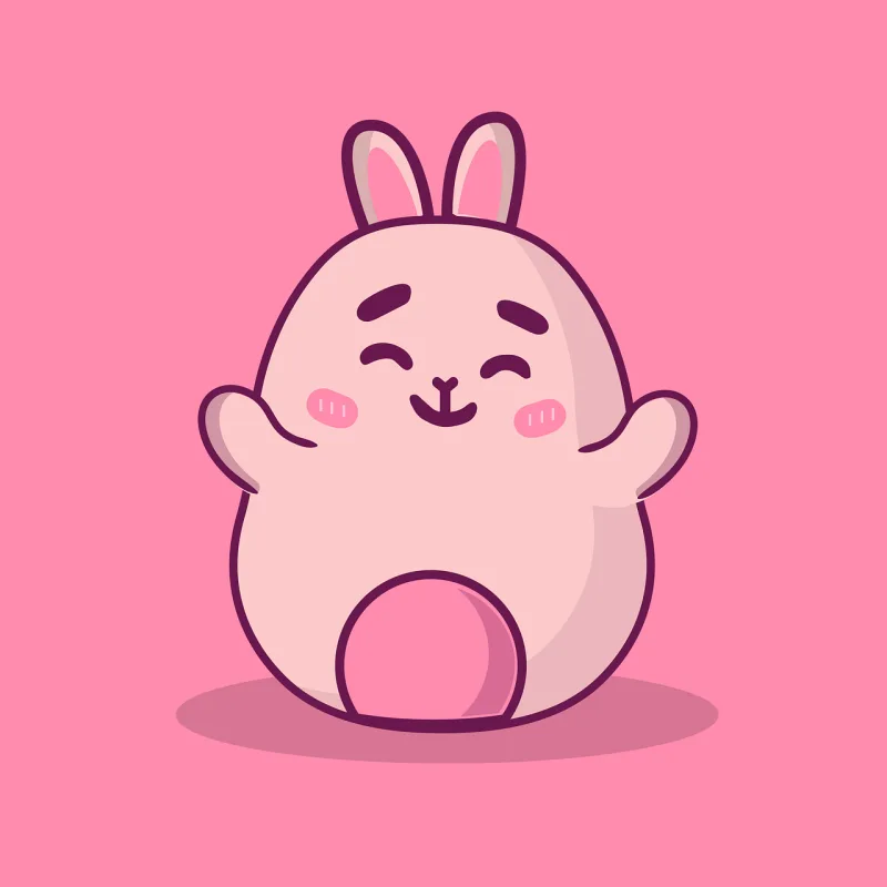 Bunny Animal Cute Stickdatei – Tiere