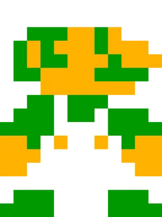 Luigi Nintendo Mario Stickdatei