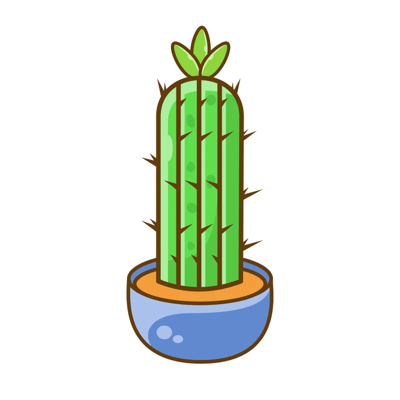 Cactus Plant Green Stickdatei – Natur