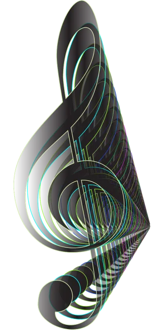 Clef Music Abstract Stickdatei