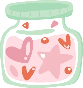 Jar Candy Food Stickdatei