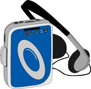 Audio Blue Cassette Stickdatei – Musik
