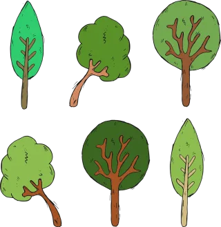 Tree Foliage Forest Stickdatei