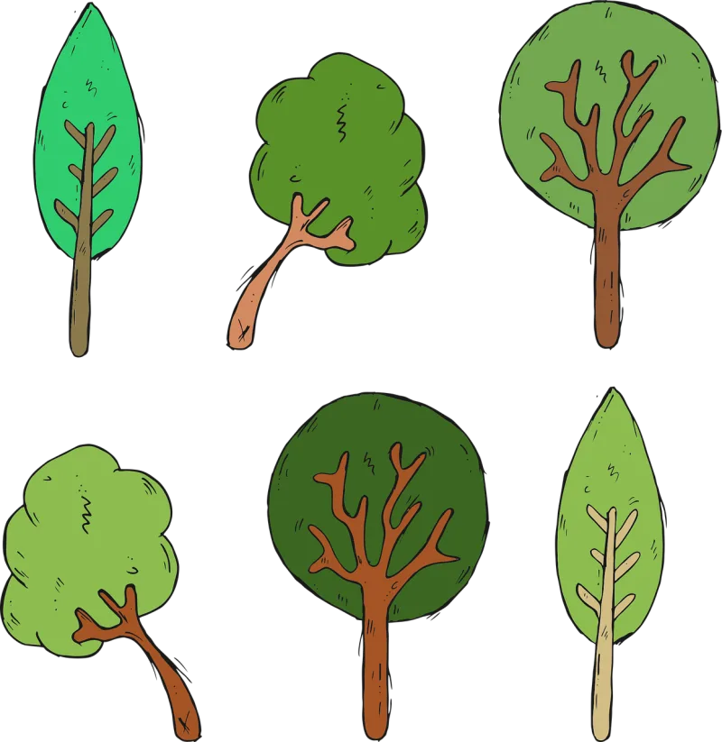 Tree Foliage Forest Stickdatei – Natur