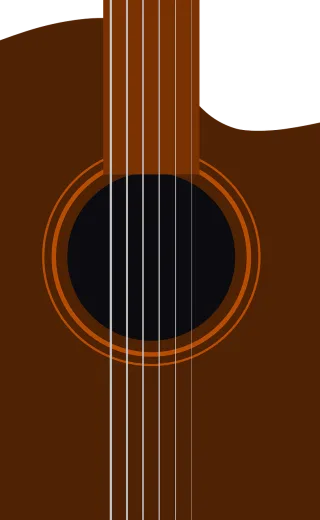 Guitar Body Soundbox Stickdatei – Musik