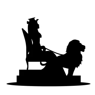 Cleopatra Queen Lion Stickdatei