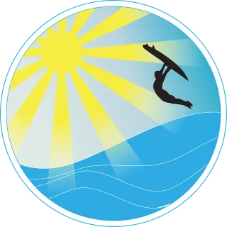 Surf Surfer Surfing Stickdatei