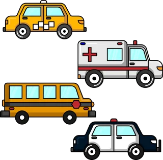 Ambulance Automobile Automotive Stickdatei