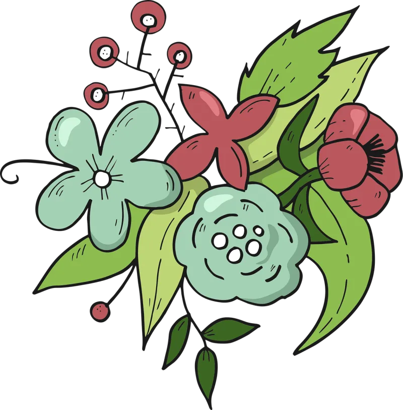 Flowers Roses Petals Stickdatei – Blumen