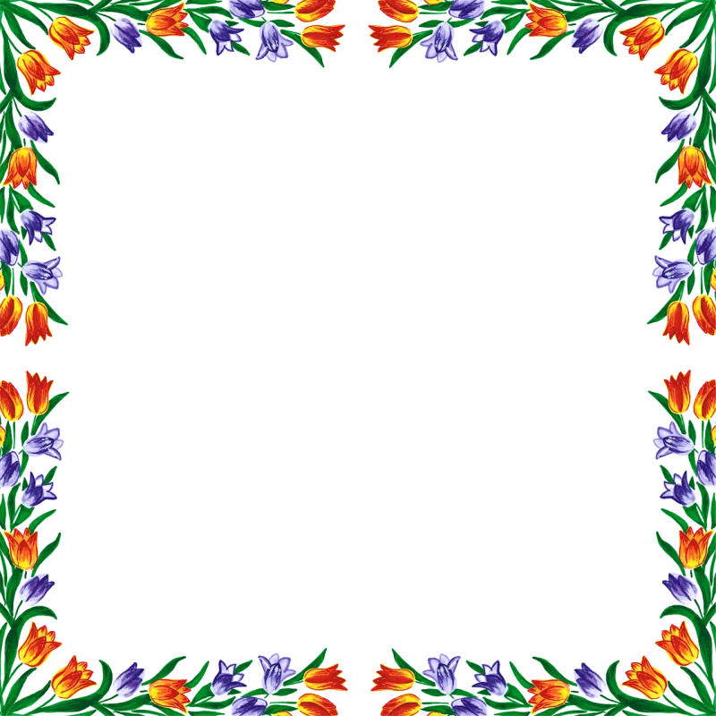 Tulip Tulips The edge of the Stickdatei – Blumen