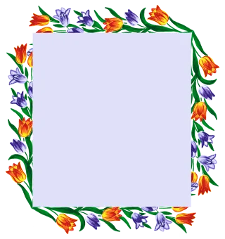 Tulip Tulips Spring flower Stickdatei – Blumen