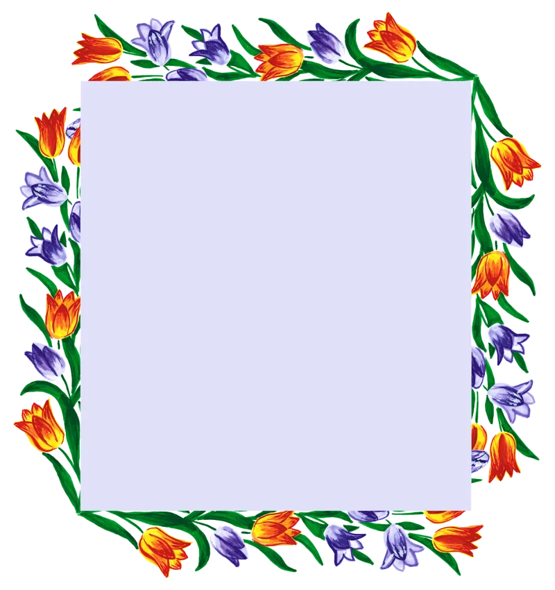 Tulip Tulips Spring flower Stickdatei – Blumen