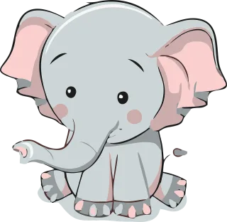 Elephant Animal Nature Stickdatei