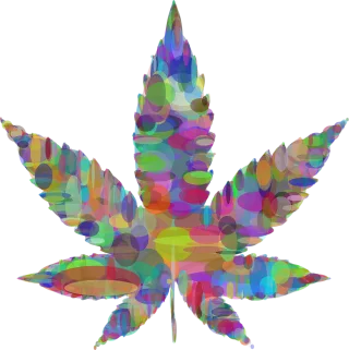 Leaf Ellipses Weed Stickdatei