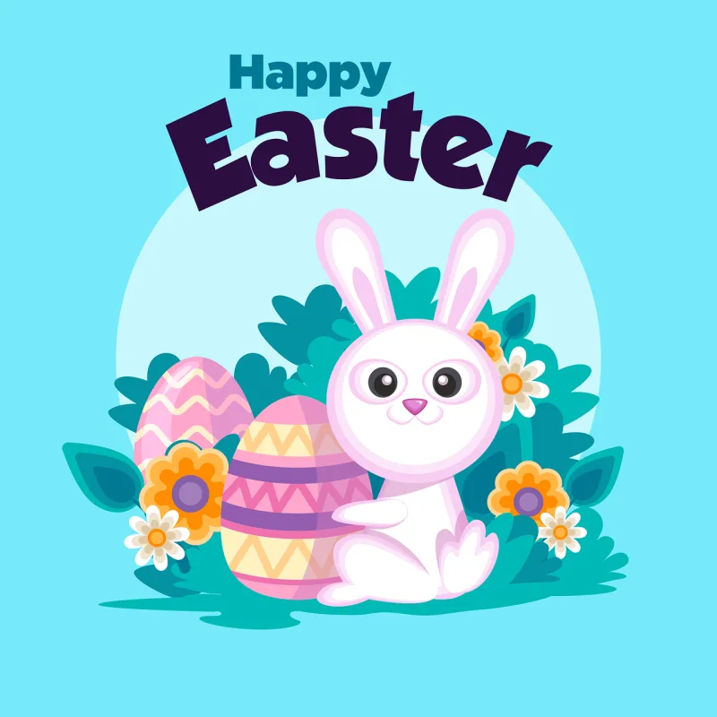 Easter Holiday Happy birthday Stickdatei – Blumen