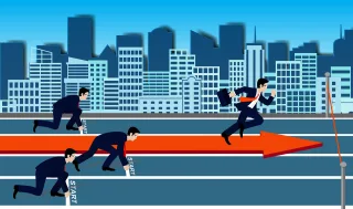 Man Run Young Stickdatei
