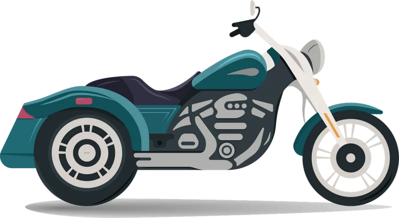 Motorcycle Motorbike Harley davidson Stickdatei – Fahrzeuge