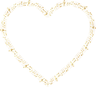 Music Heart Love Stickdatei – Herzen & Liebe