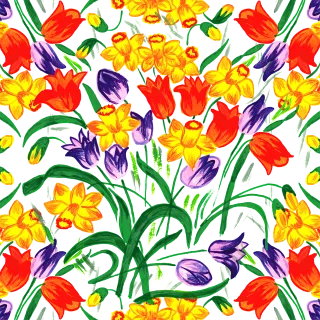 Spring Spring flowers Background Stickdatei