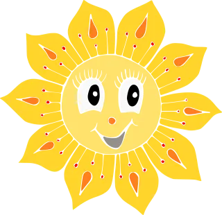 Sun Merry sun Happy sunshine Stickdatei