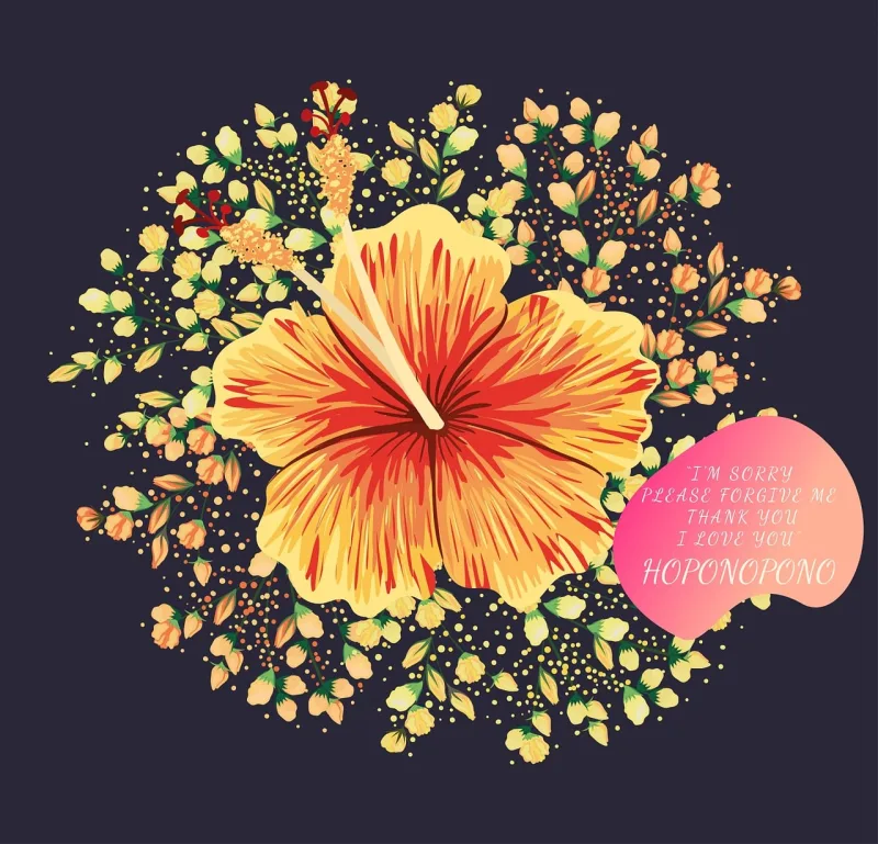 Flower Hibiscus flowers Background Stickdatei – Blumen