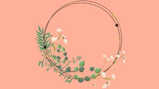 Background Flower Frame Stickdatei