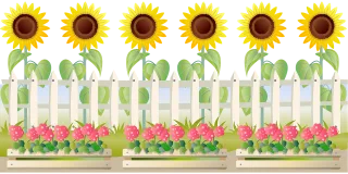 Sunflower Geranium Flower Stickdatei
