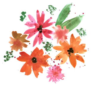 Flower Watercolor Watercolor painting Stickdatei
