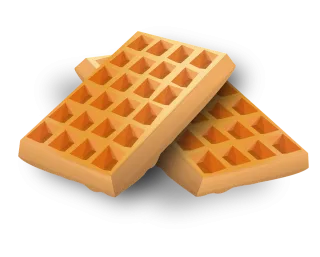 Waffles Cake Dessert Stickdatei