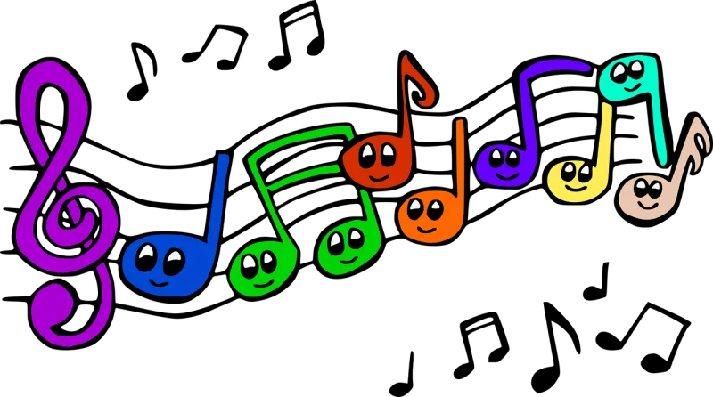 Musical notes Music Smile Stickdatei – Musik