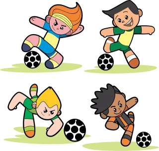Football People Sport Stickdatei