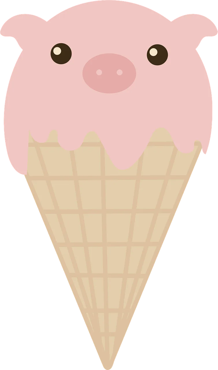 Ice cream Dessert Cone Stickdatei – Essen & Trinken