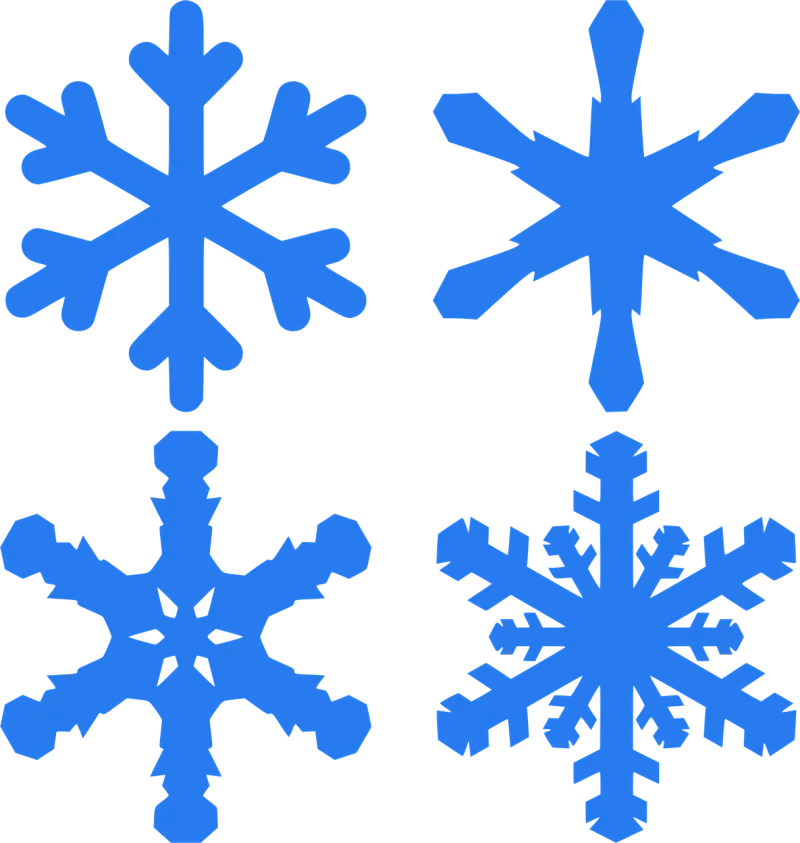 Snowflake Snowflakes Snow Stickdatei – Weihnachten