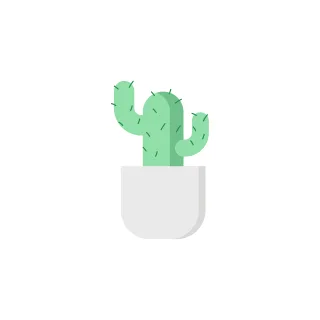 Cactus Plant Icon Stickdatei