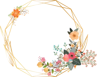 Flowers Frame Boundary Stickdatei
