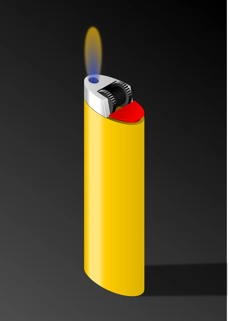 Lighter Fire Flame Stickdatei – Fahrzeuge