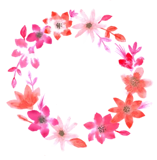 Border Beautiful flowers Flowers Stickdatei