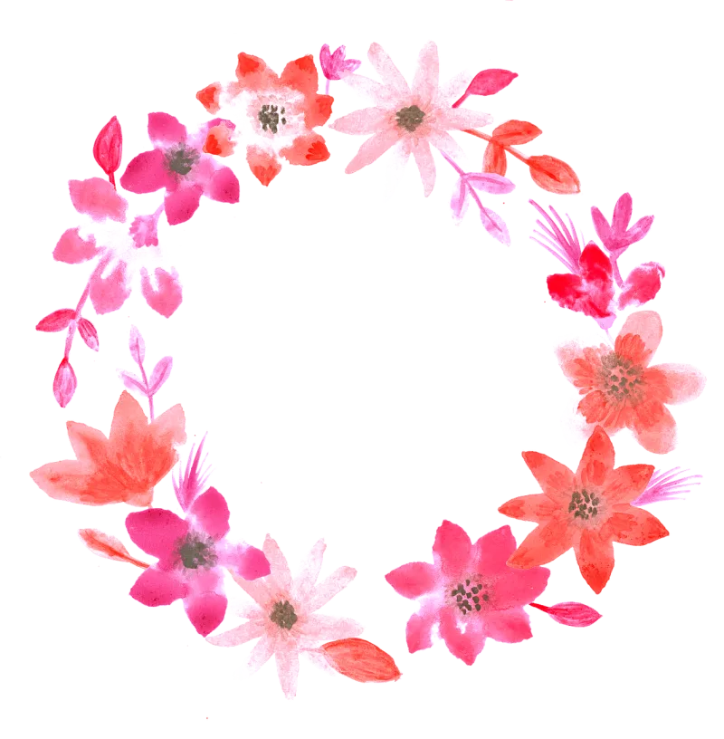 Border Beautiful flowers Flowers Stickdatei – Blumen