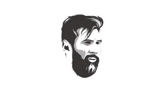 Soccer player Man Face Stickdatei